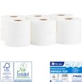 MERIDA TOP roll toilet paper, white, 2 -ply, 19 cm diameter, 100% cellulose, 180 m (12 rolls / pack.)